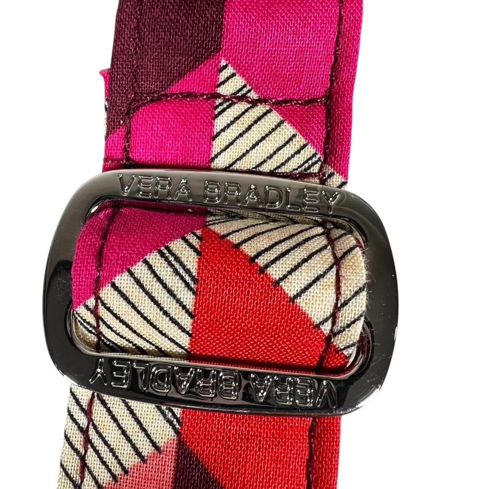 Vera Bradley Womens Hipster Bohemian Chevron Adjustable Strap Crossbody Bag - Picture 7 of 12